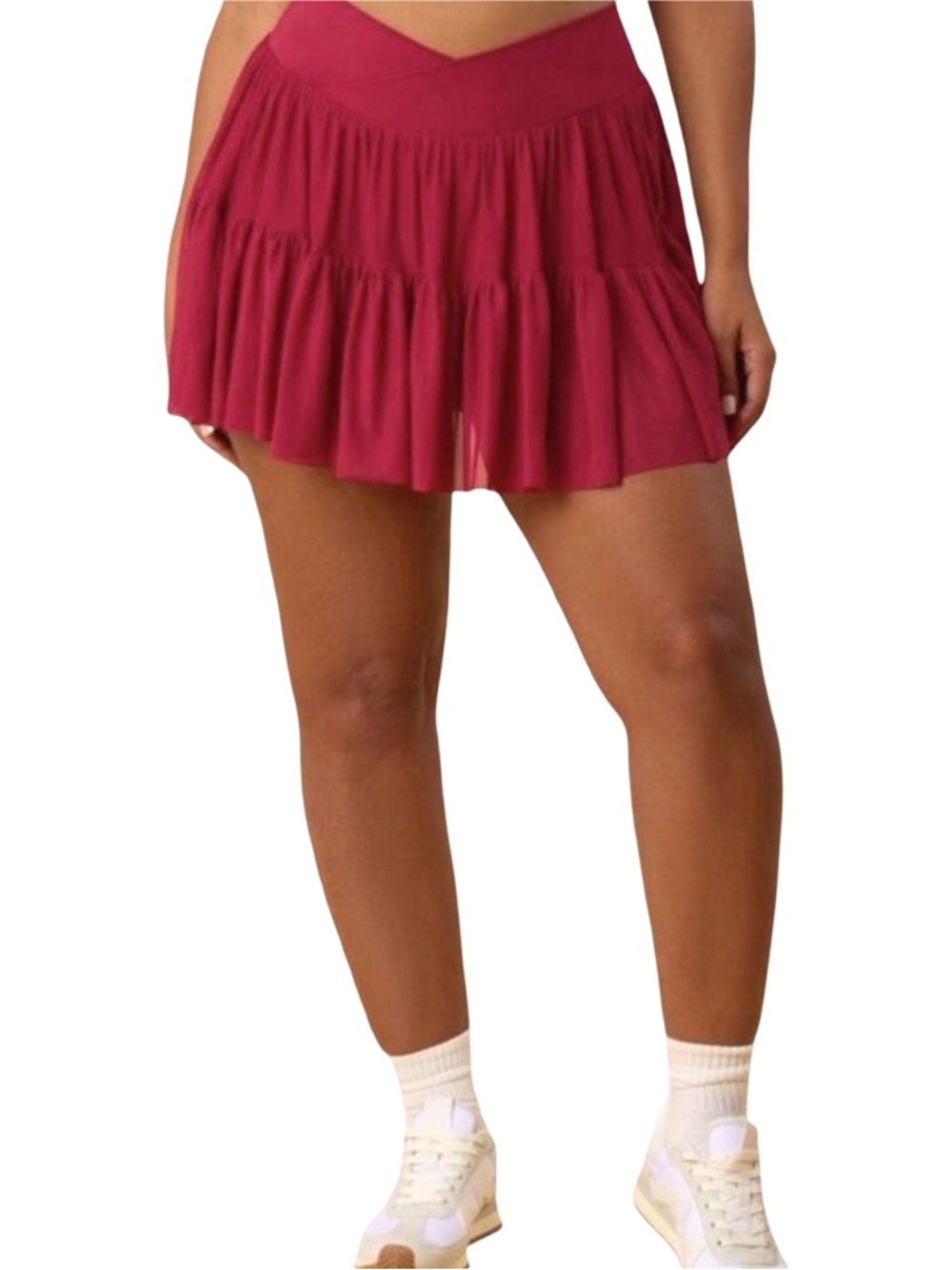 Blogilates Ballerina Skort - Size Large - Burgundy